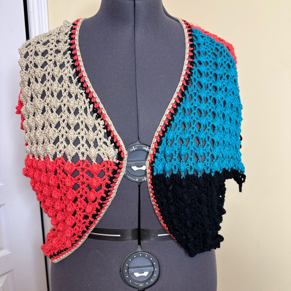 Fiori Crochet Bohemian Cardigan free size top